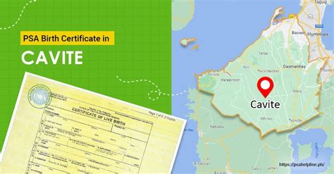 Find the nearest PSA CRS outlets in Cavite..